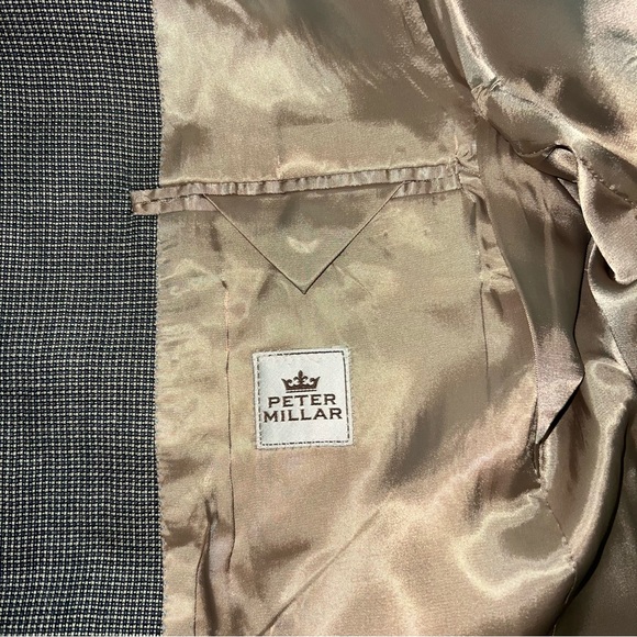 Peter Millar Blazer Sports Jacket Coat Men's 44T 100% Wool 2 Button Front - Picture 6 of 13